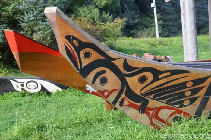 Kanus in Skidegate