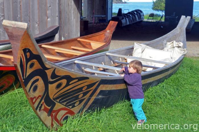 Kanus in Skidegate